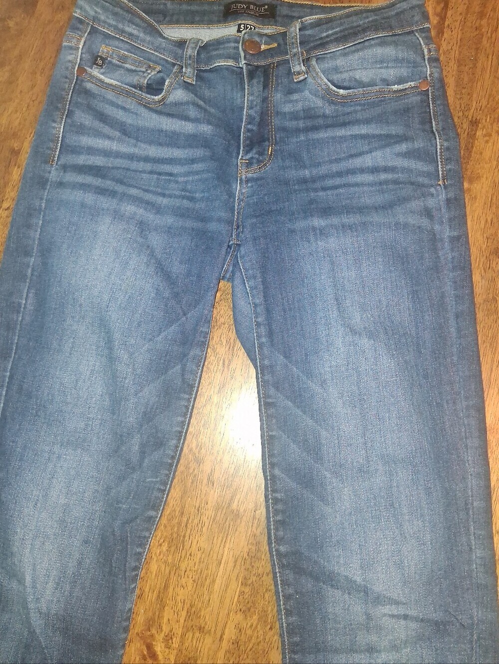Judy Blur Relaxed Fit Straight Leg Medium Wash Jeans 5/27 - Picture 2 of 7
